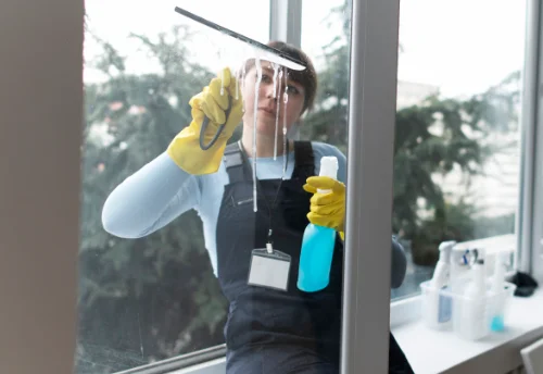 Nettoyage de vitres intérieures et extérieures à Jussy-le-Chaudrier